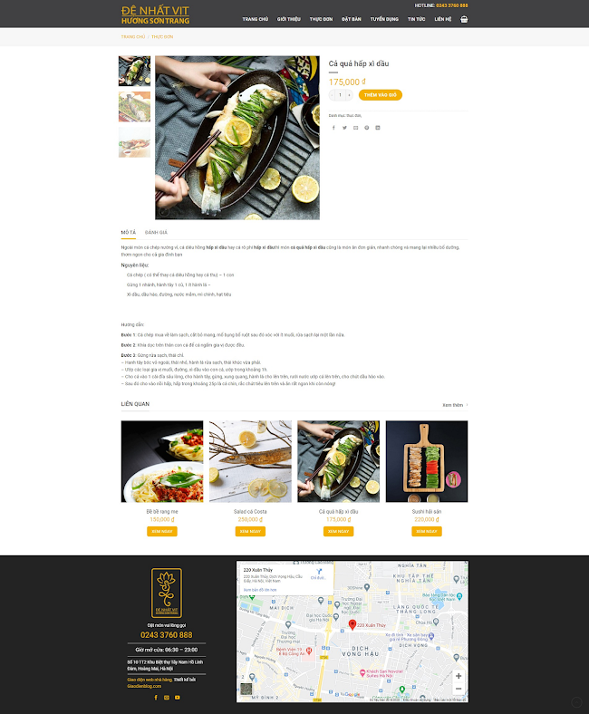 Template blogspot nhà hàng, quán ăn đẹp load nhanh Template blogspot nhà hàng, quán ăn đẹp load nhanh